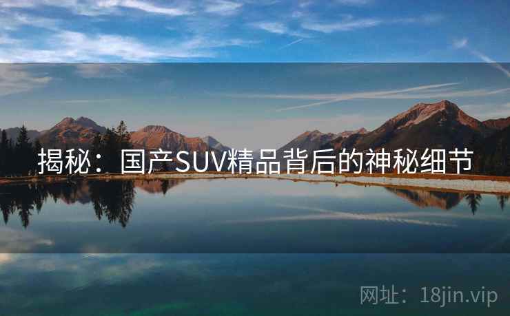 揭秘:国产SUV精品背后的神秘细节 第2张 揭秘:国产SUV精品背后的神秘细节 第2张