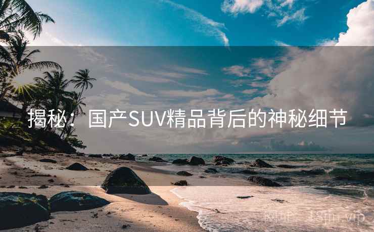 揭秘：国产SUV精品背后的神秘细节